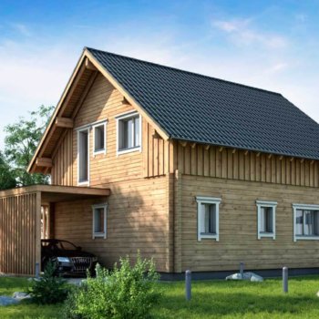 BISON Haus aus Holz 122